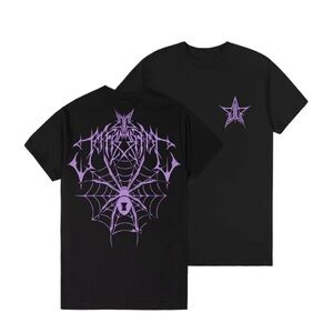 Jeffree Star Exclusive Halloween Black Spider Tee Small T-Shirt